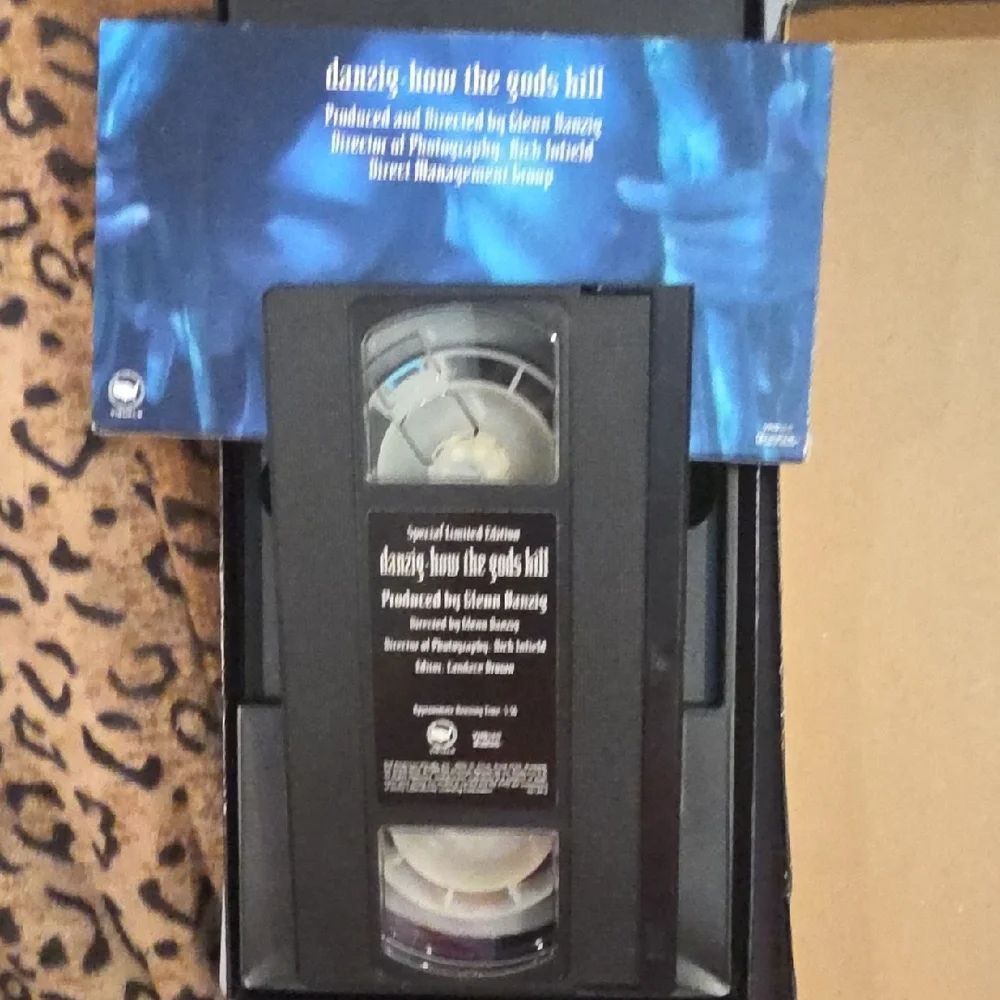 Limited Edition Danzig III How The Gods Kill Box Set With New VHS Tape